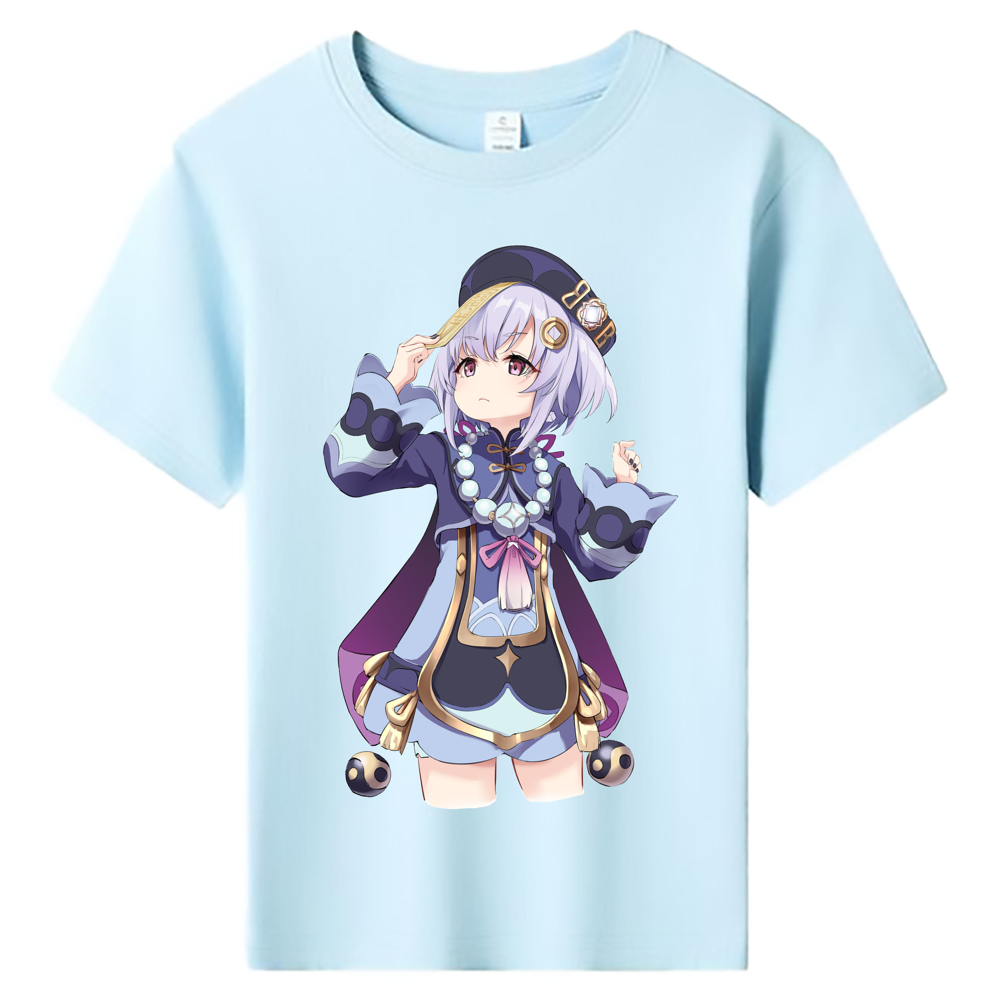 げんし神 七七 なな  genshin Nana 綿100％キッズTシャツ（フロントプリント）